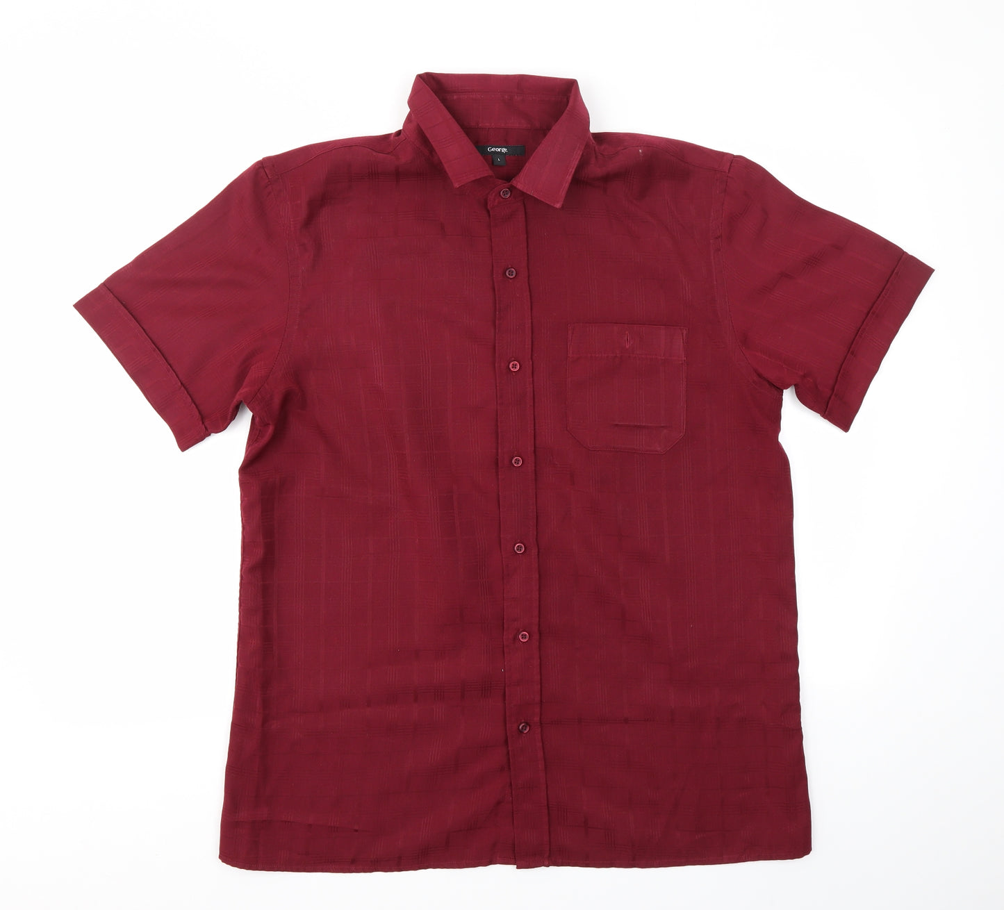 George Mens Purple    T-Shirt Size L