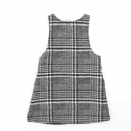 TU Girls Grey Check  Fit & Flare  Size 5 Years