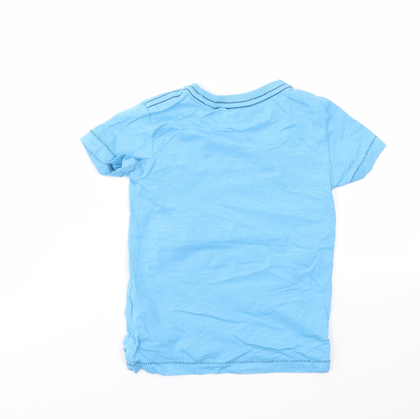 NEXT Boys Blue Geometric  Basic T-Shirt Size 12-18 Months