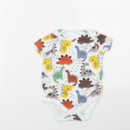 F&F Girls Multicoloured Animal Print  Babygrow One-Piece Size 18-24 Months