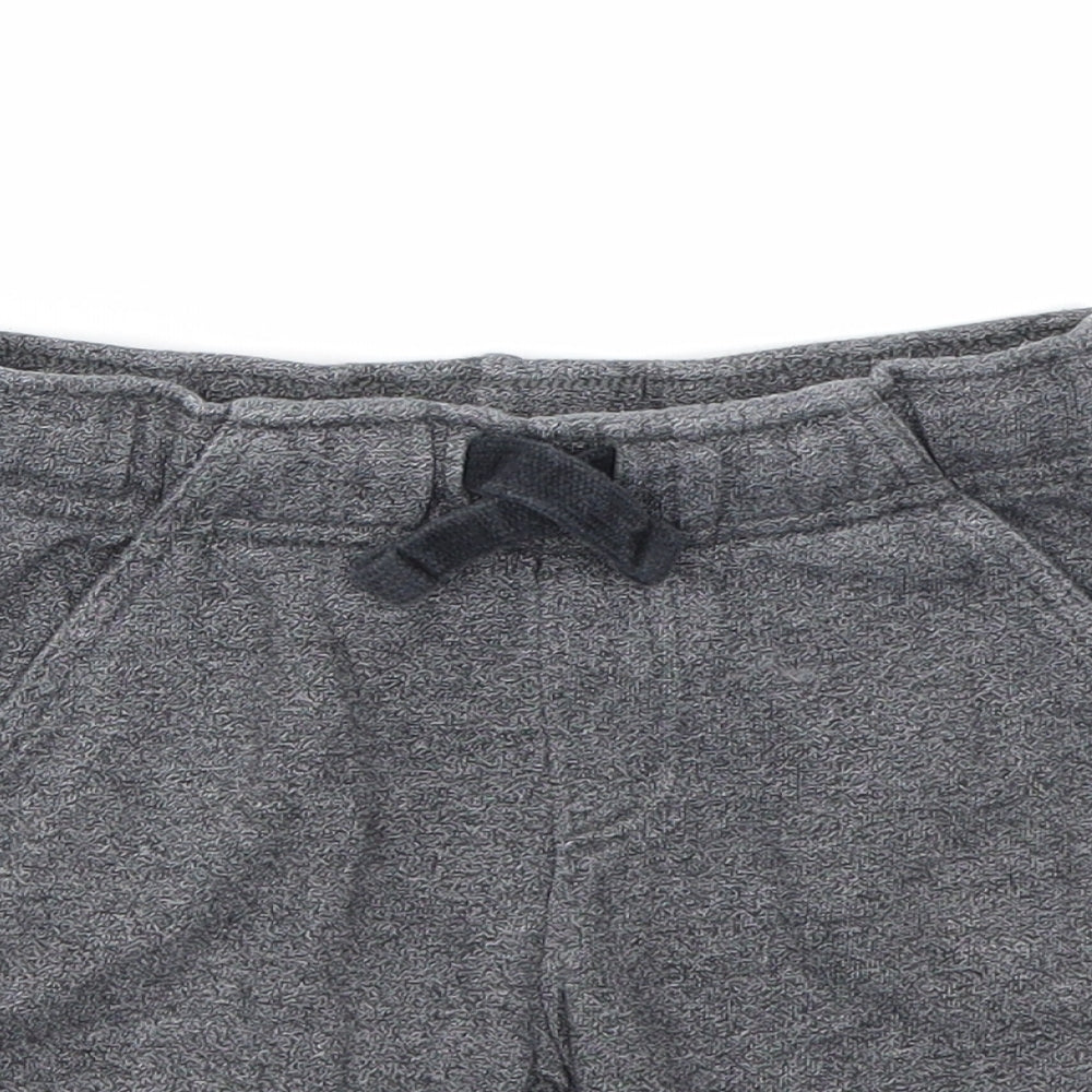 F&F Boys Grey Houndstooth  Sweat Shorts Size 6-7 Years
