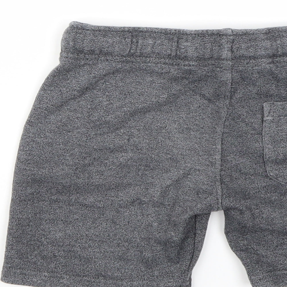 F&F Boys Grey Houndstooth  Sweat Shorts Size 6-7 Years