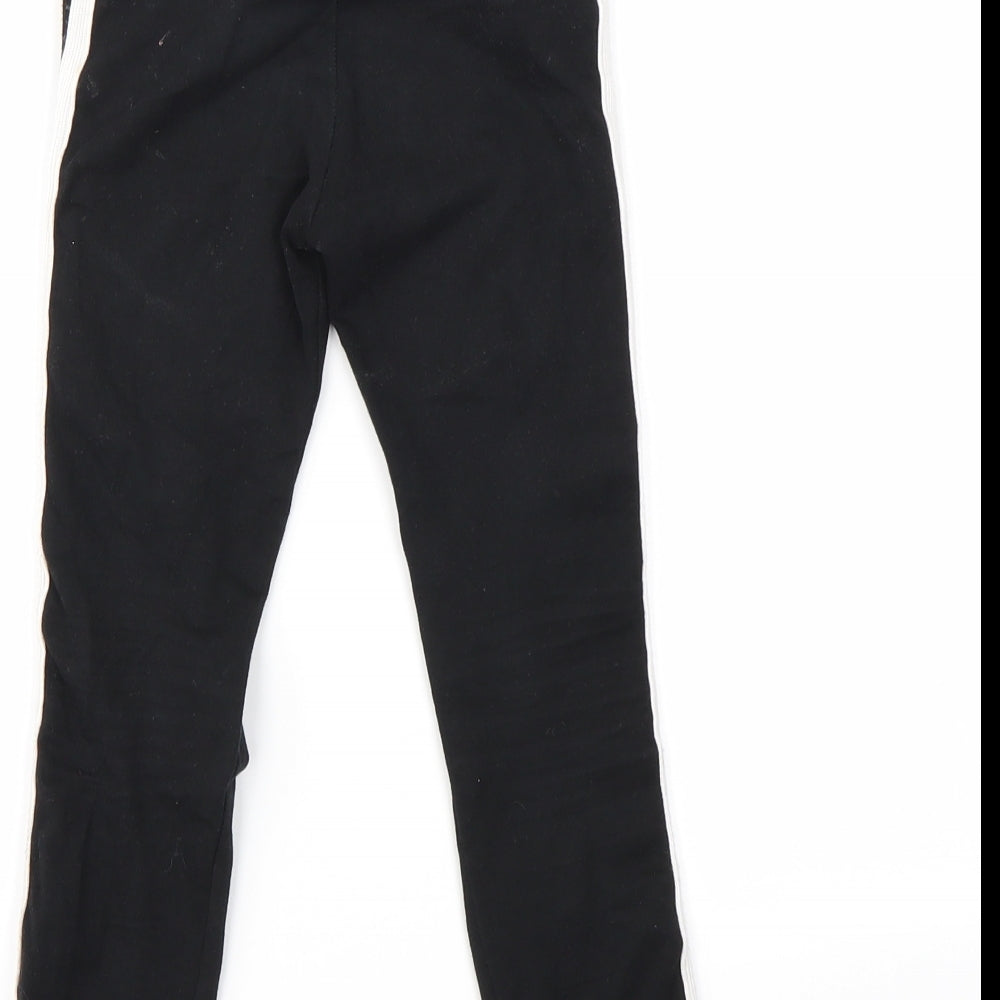 F&F Boys Black   Jegging Trousers Size 5-6 Years