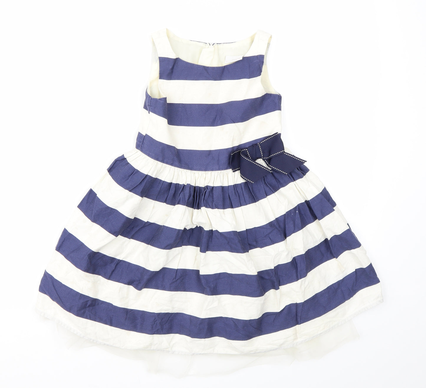 NEXT Girls Multicoloured Striped  Fit & Flare  Size 4 Years
