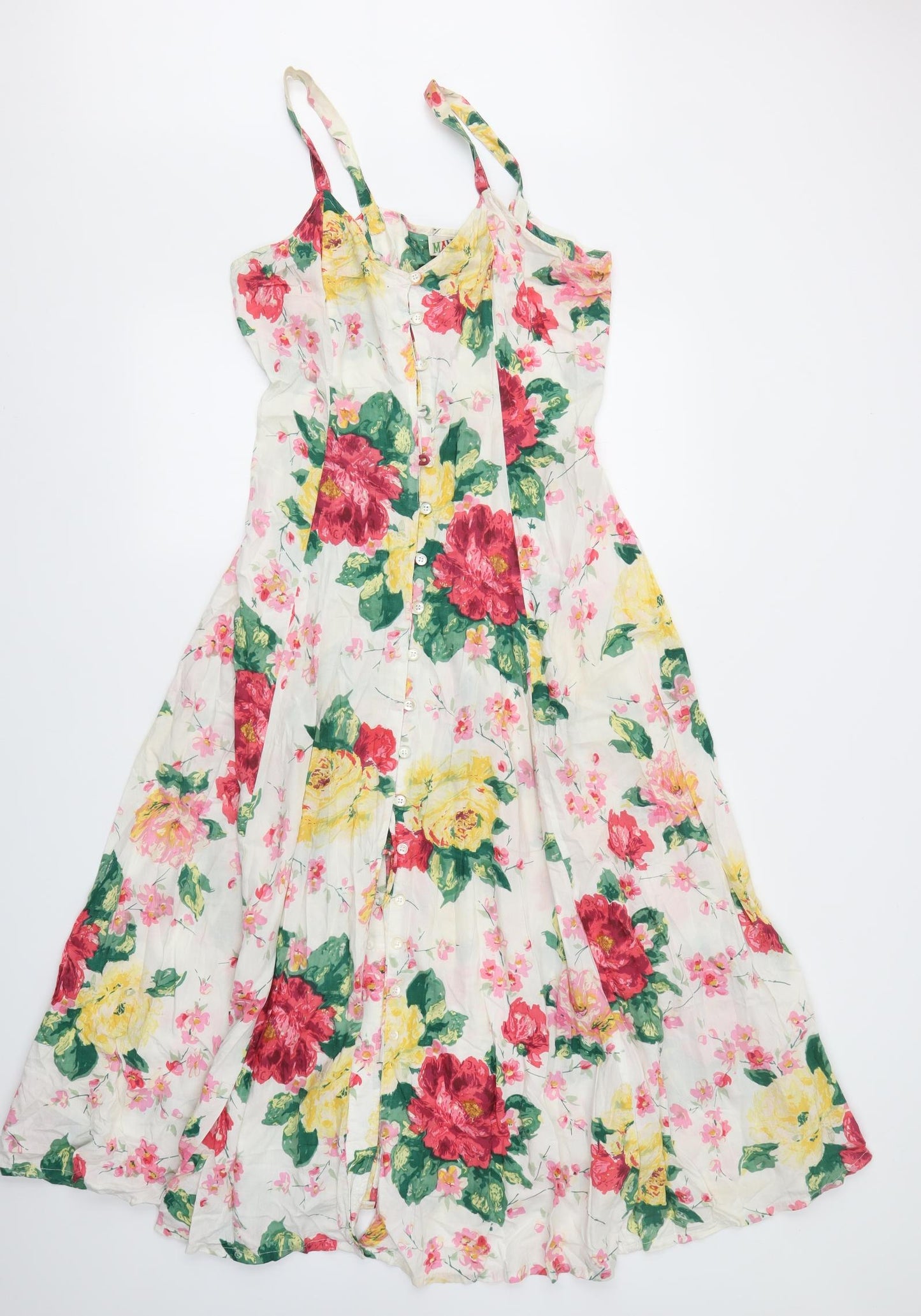 Mango Womens Multicoloured Floral  Fit & Flare  Size S