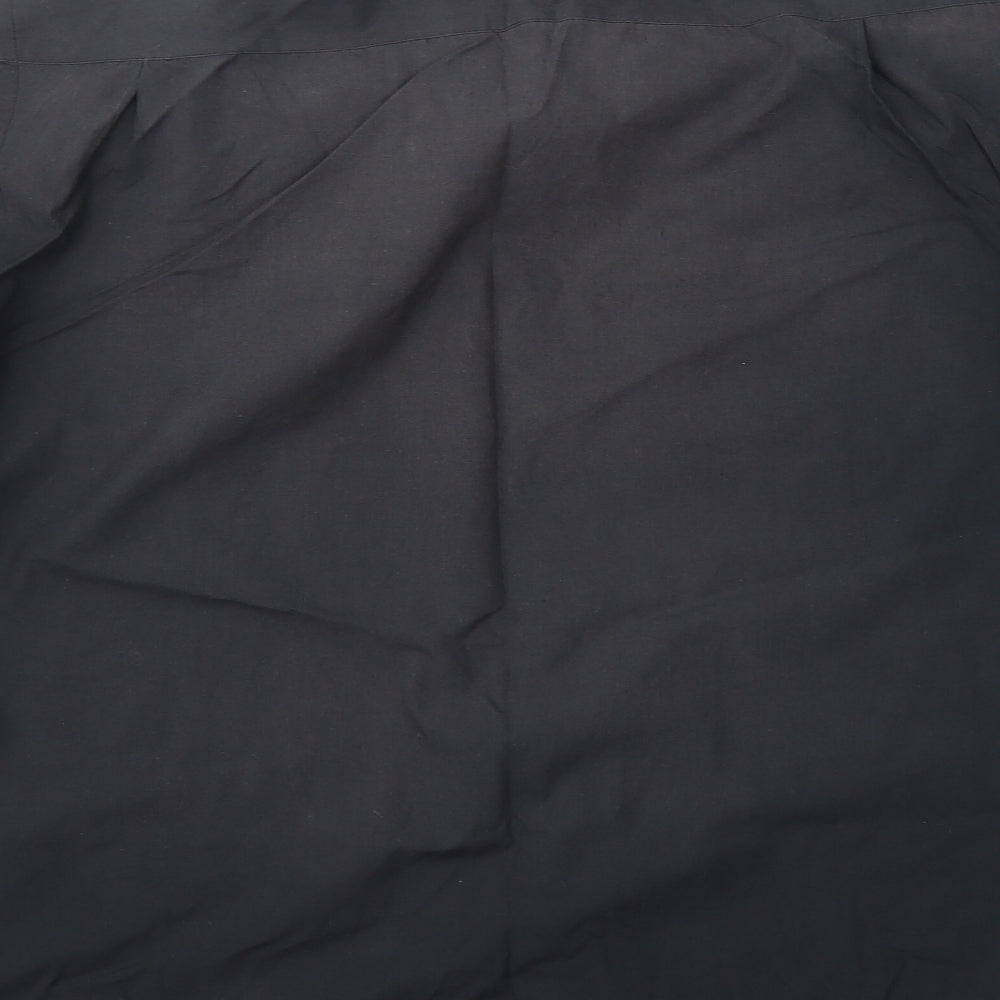 George Mens Black    Dress Shirt Size L