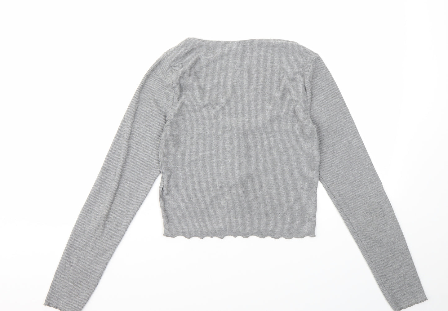 Topshop Womens Grey   Cardigan Jumper Size 10