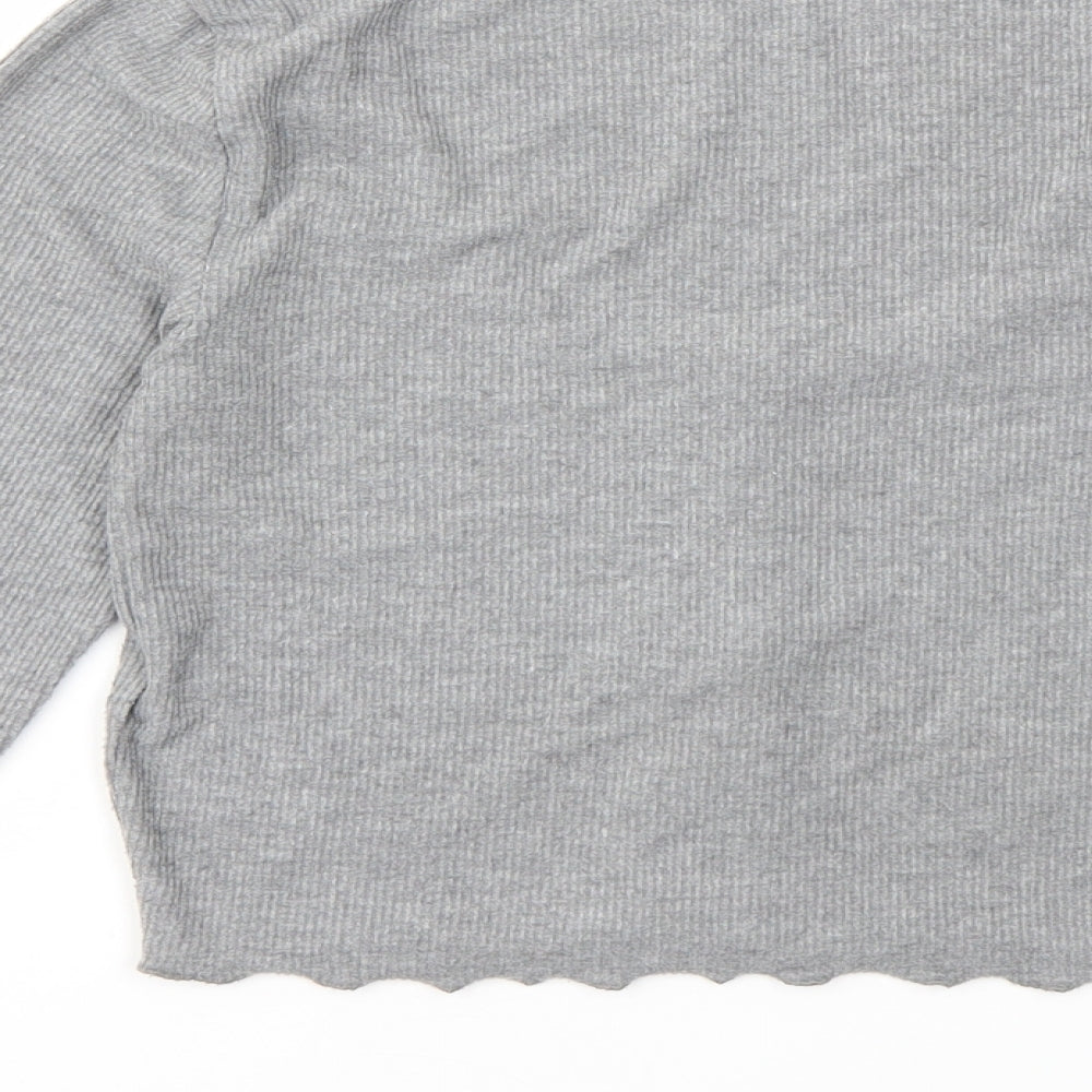 Topshop Womens Grey   Cardigan Jumper Size 10