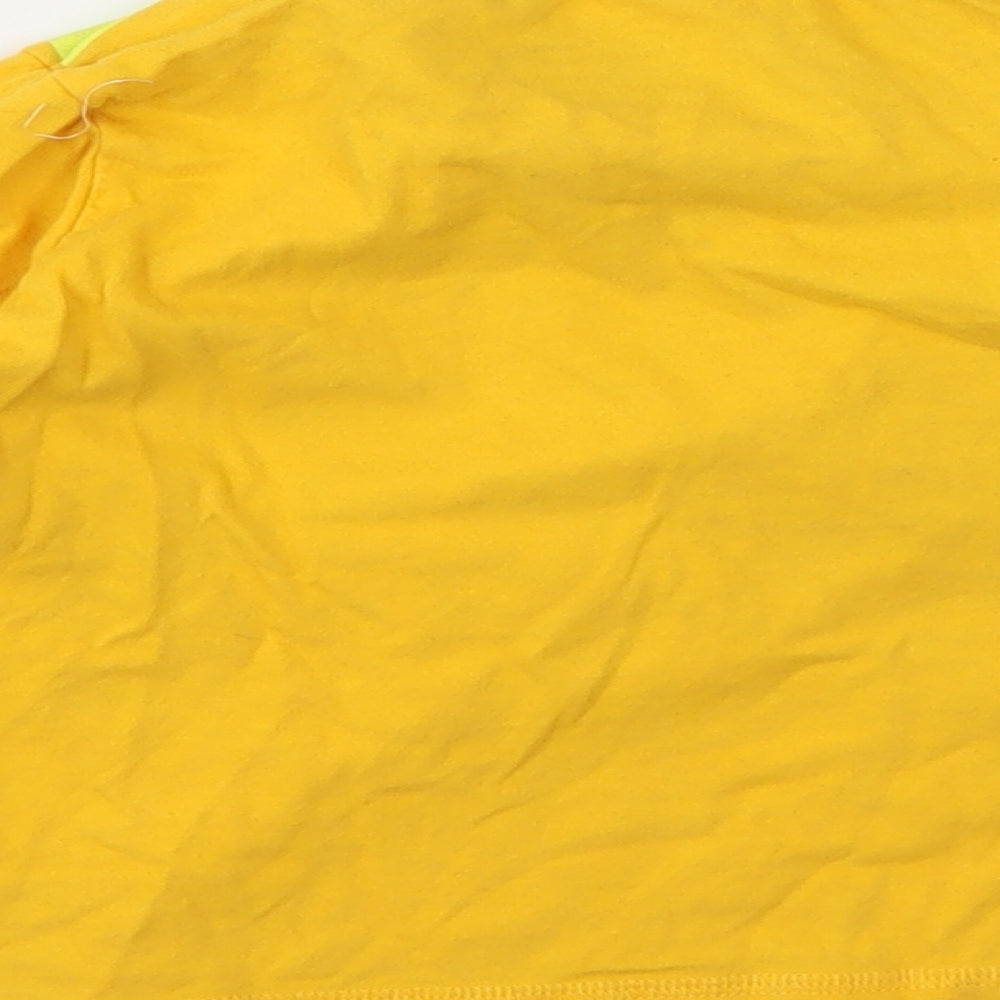 HEY DUGGEE Boys Yellow Geometric  Basic T-Shirt Size 2-3 Years