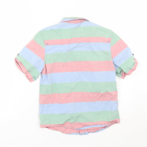 John Lewis Boys Multicoloured Striped  Basic Button-Up Size 9 Years