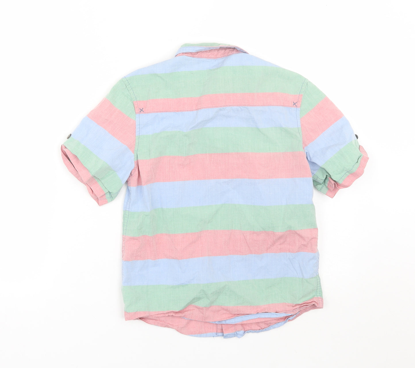 John Lewis Boys Multicoloured Striped  Basic Button-Up Size 9 Years