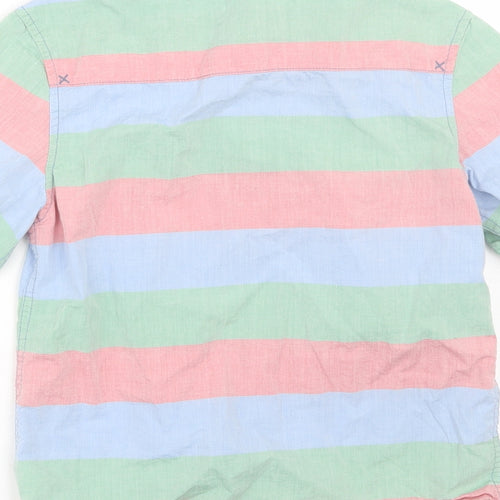 John Lewis Boys Multicoloured Striped  Basic Button-Up Size 9 Years