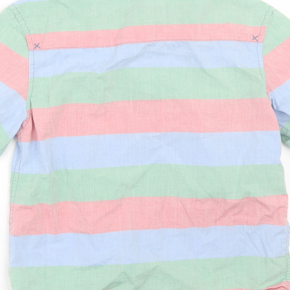 John Lewis Boys Multicoloured Striped  Basic Button-Up Size 9 Years