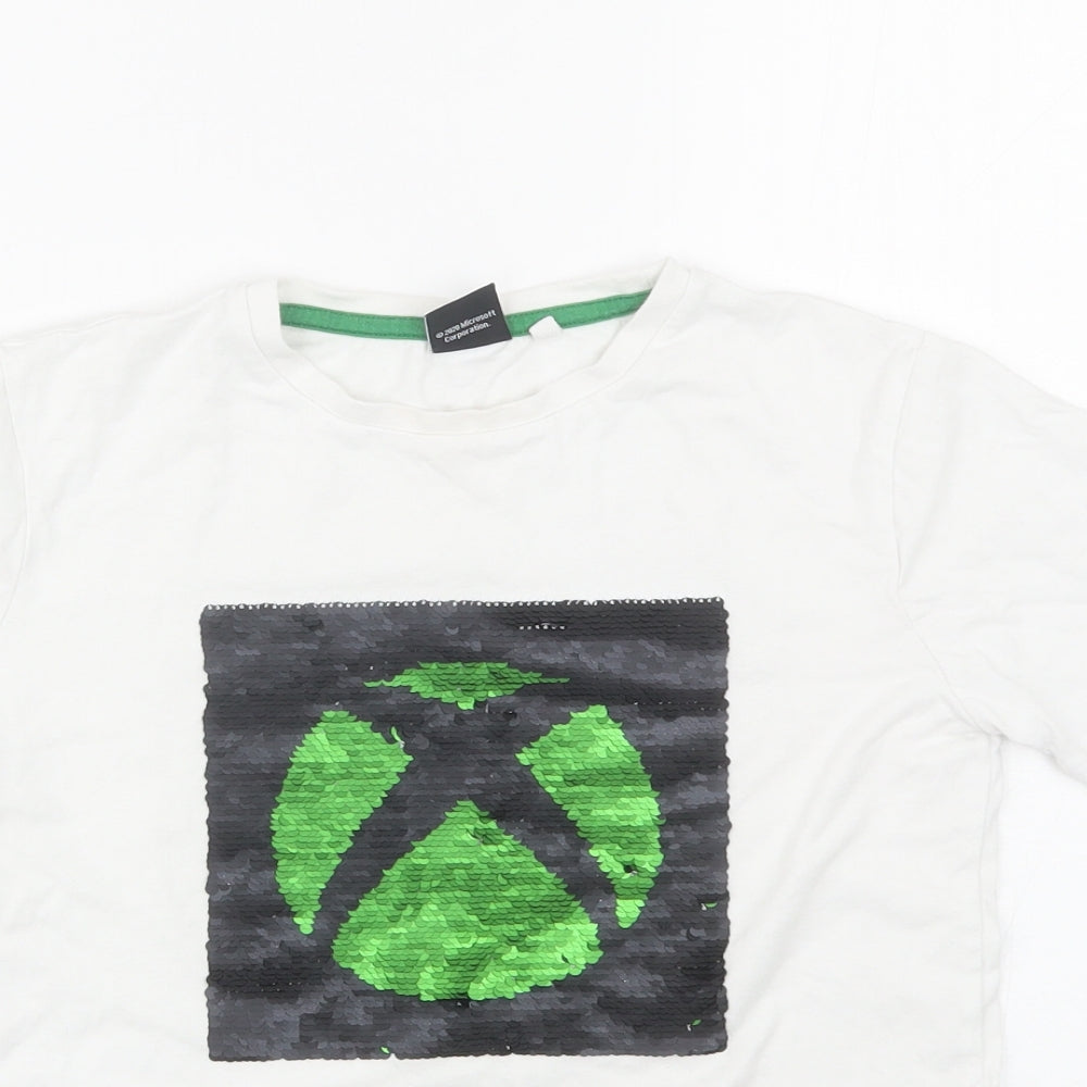 NEXT Boys White   Basic T-Shirt Size 9 Years