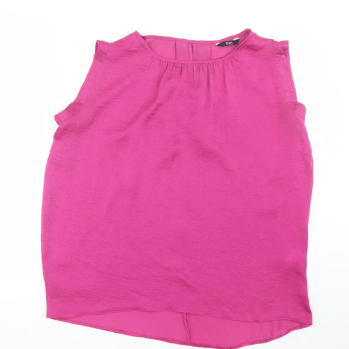 F&F Womens Pink   Basic Tank Size 12