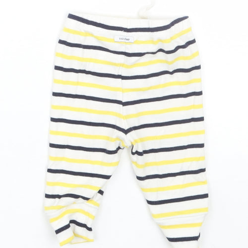 Gap Baby Multicoloured Striped  Jogger Trousers Size 3-6 Months
