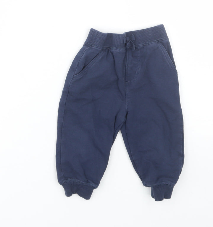 Preworn Baby Blue Jogger Trousers Size 12 Months