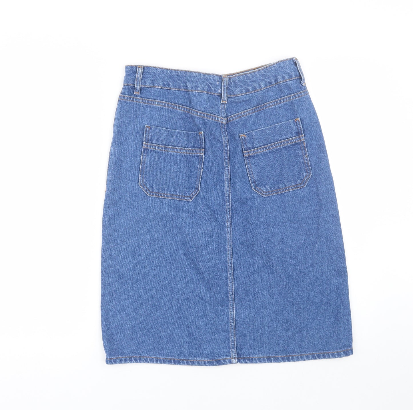 denim co Womens Blue  Denim Bandage Skirt Size 10