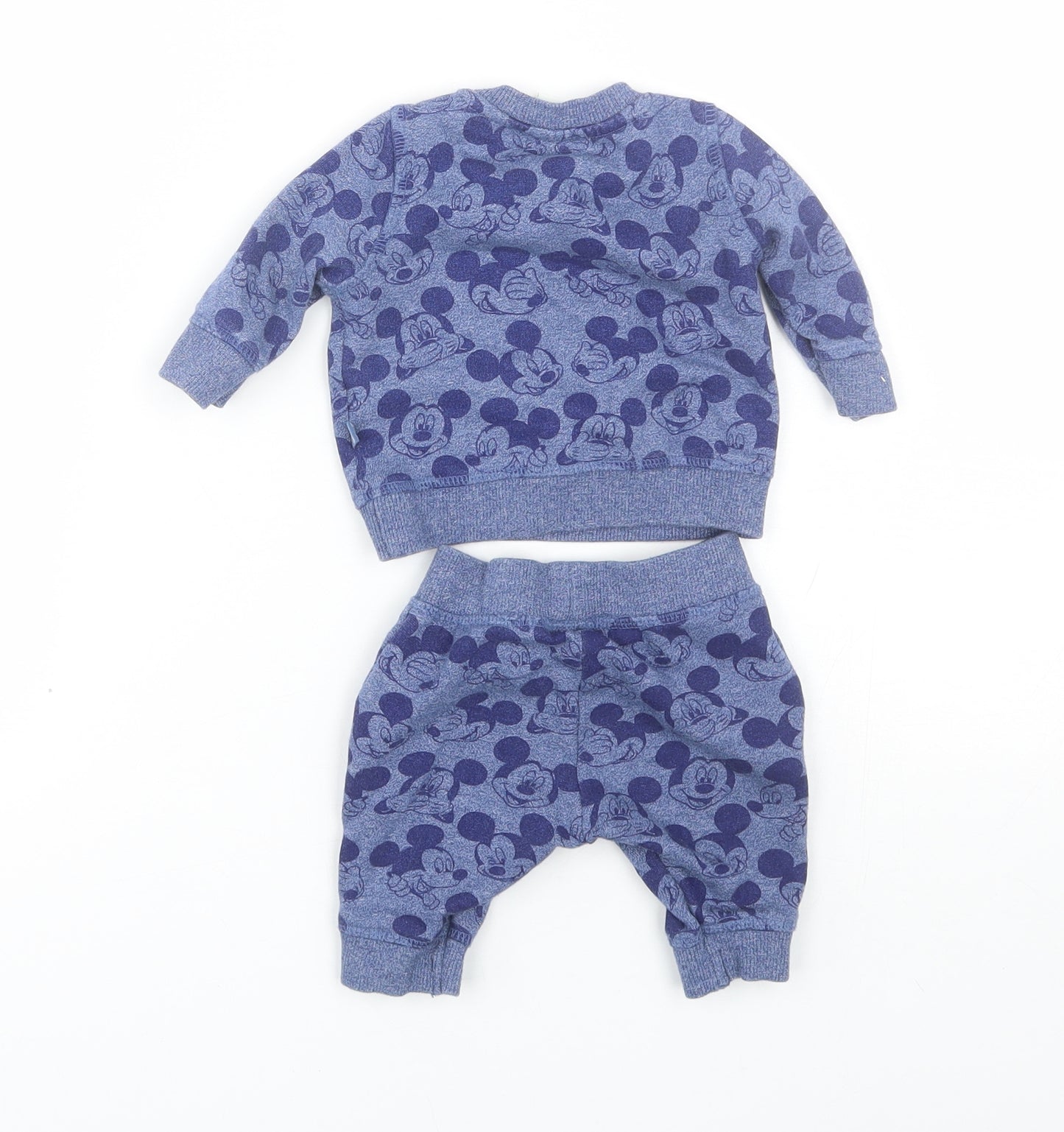 Disney Baby Blue Animal Print  Shorts Set Outfit/Set Size Newborn  - Disney
