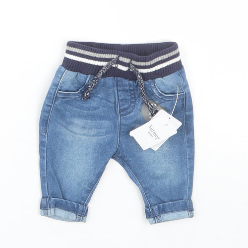 Nutmeg Baby Blue  Denim Capri Jeans Size Newborn
