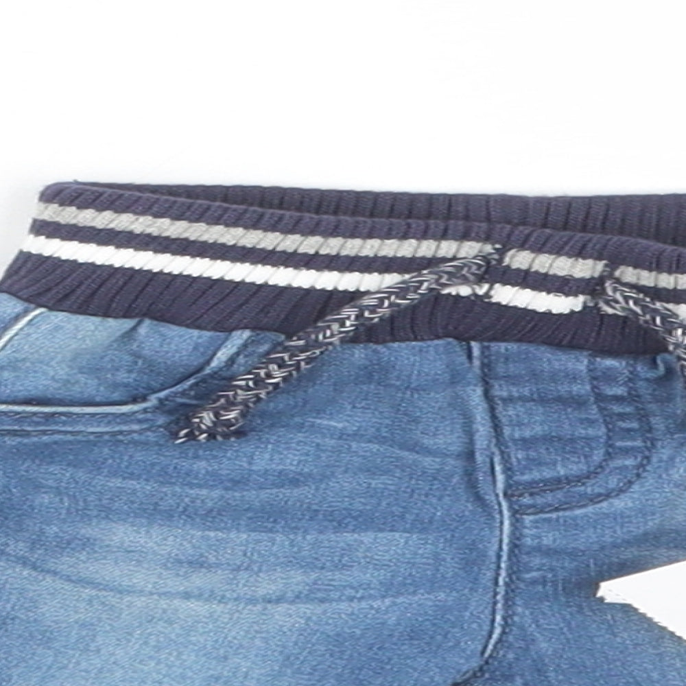 Nutmeg Baby Blue  Denim Capri Jeans Size Newborn