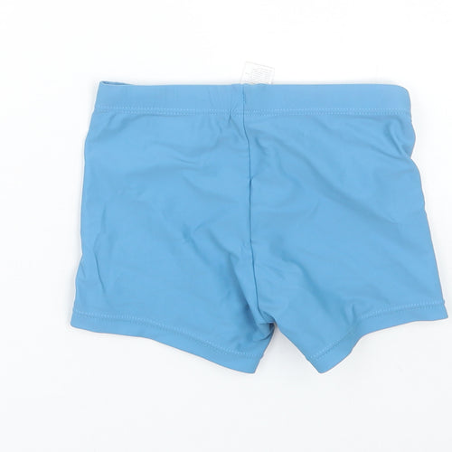 FC Barcelona Boys Blue   Compression Shorts Size 6-7 Years - FC Barcelona