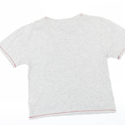 M&S Womens Grey   Top Pyjama Top Size 10