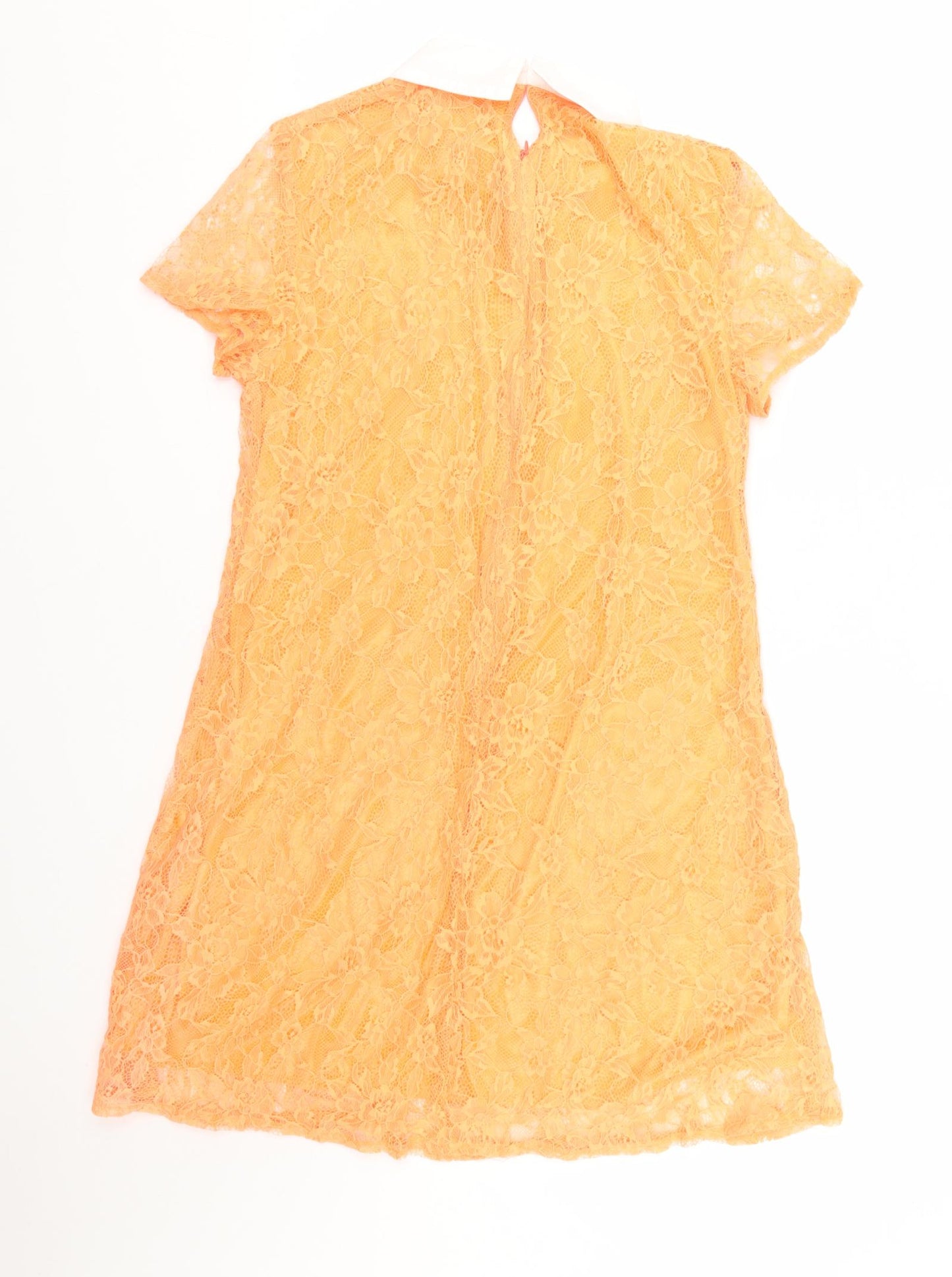 Missguided Womens Orange Floral  T-Shirt Dress  Size 10