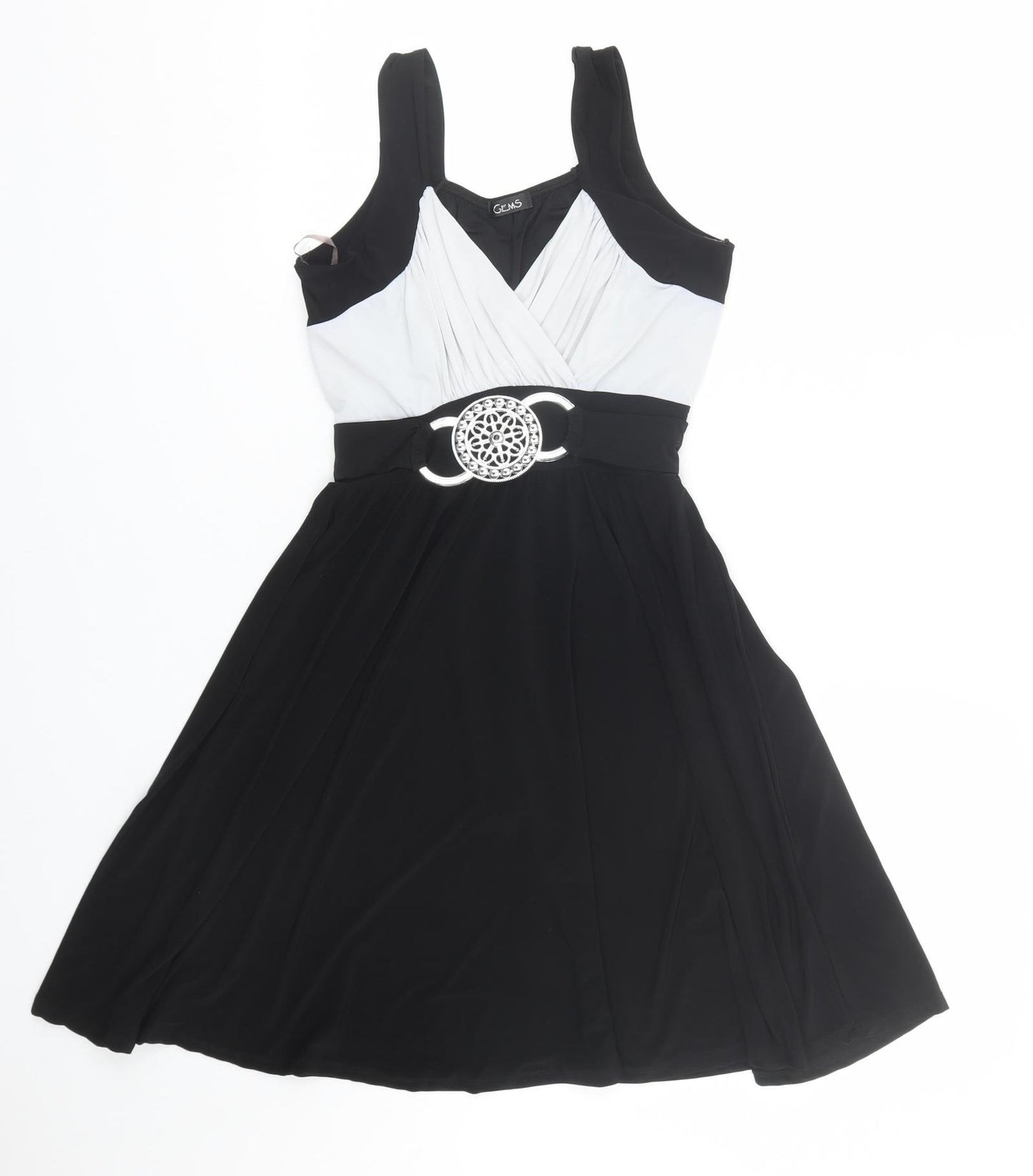 Gems Womens Black   Tank Dress  Size 10