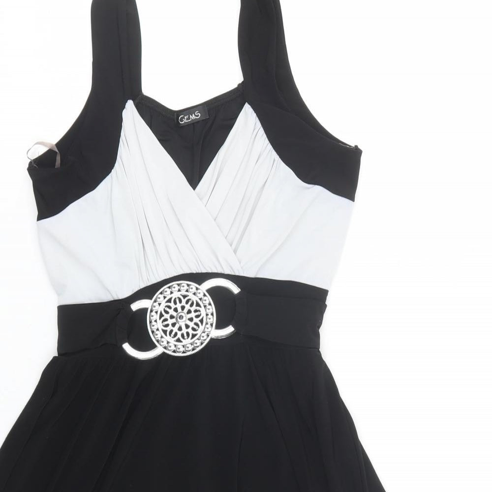 Gems Womens Black   Tank Dress  Size 10