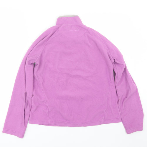 Rare Species Womens Purple  Fleece Pullover Sweatshirt Size 14