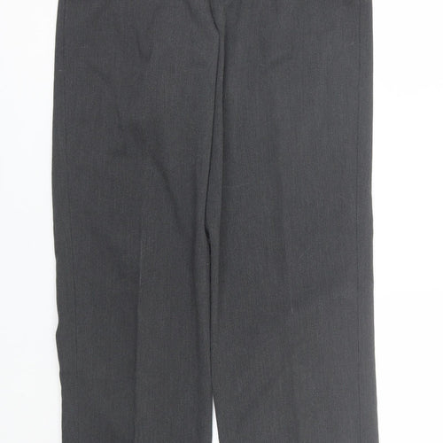 Preworn Womens Grey Striped  Trousers  Size 28 L32 in