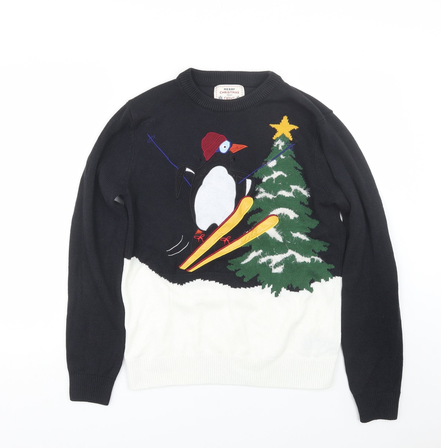 NEXT Mens Multicoloured   Pullover Jumper Size M  - Christmas