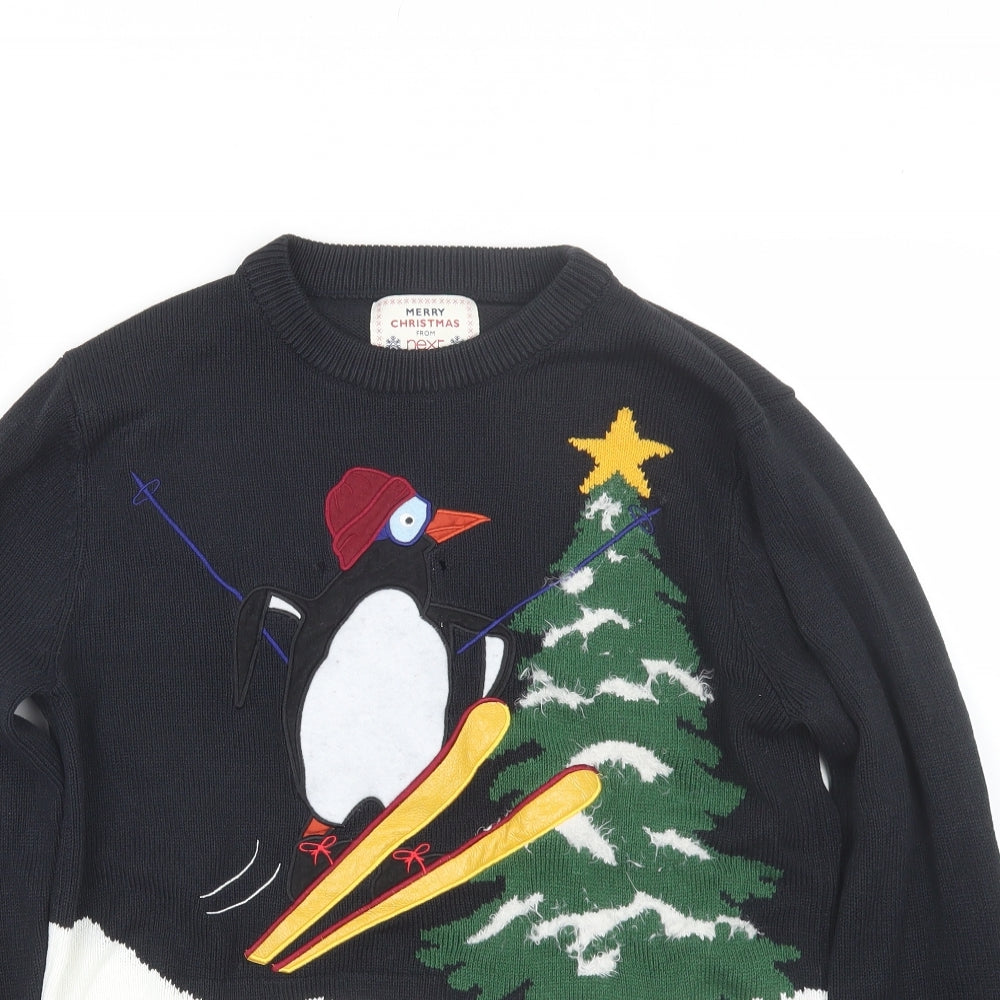 NEXT Mens Multicoloured   Pullover Jumper Size M  - Christmas