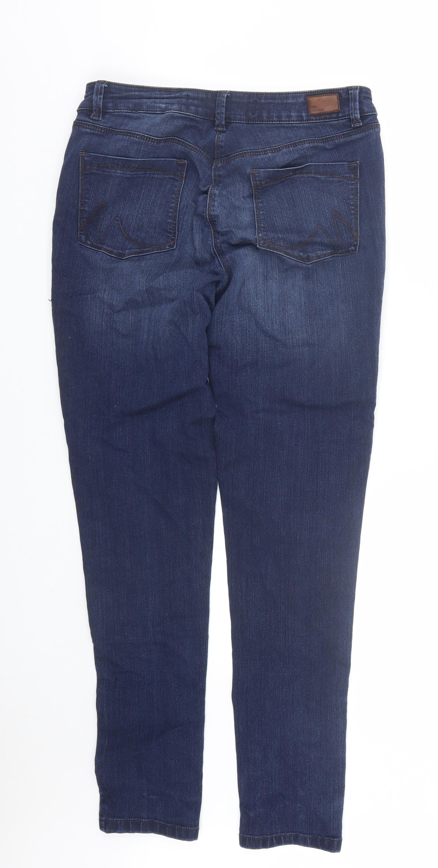 NEXT Womens Blue  Denim Skinny Jeans Size 12 L29 in