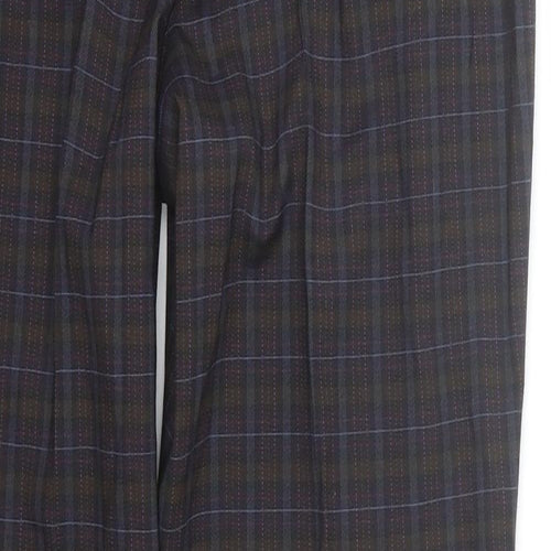 Atmosphere Womens Multicoloured Plaid  Trousers  Size 12 L27 in