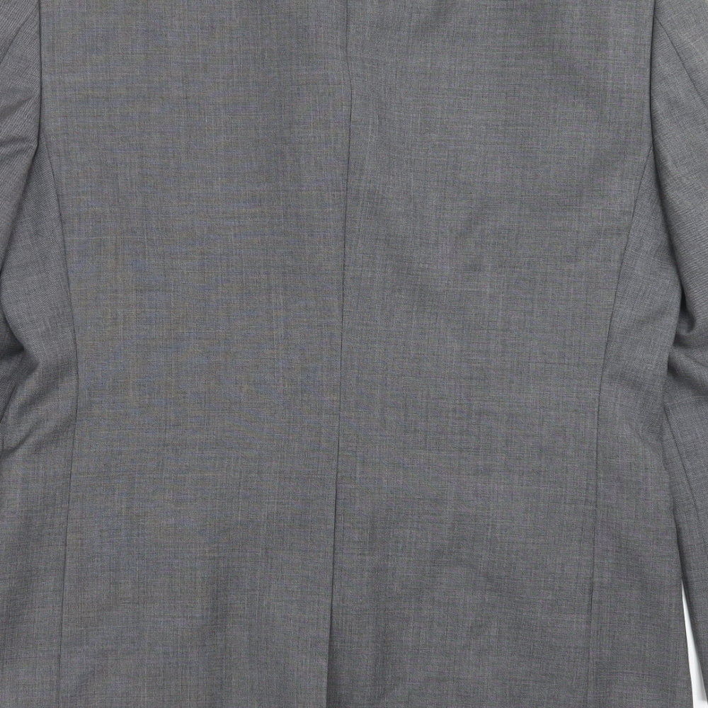 GREENWOODS Mens Grey   Jacket Suit Jacket Size 38