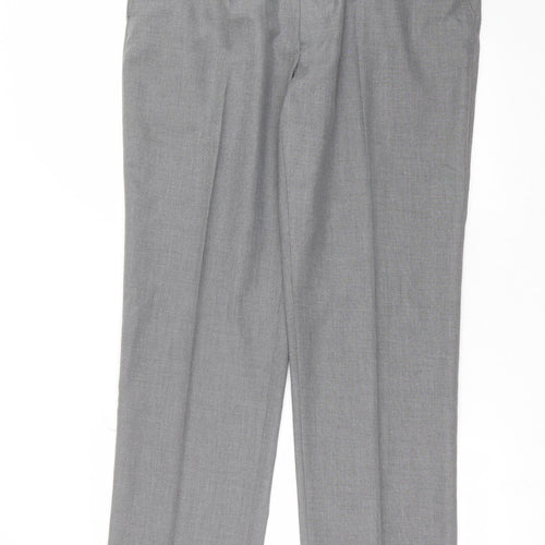 Burton Mens Grey   Trousers  Size 40 in L31 in