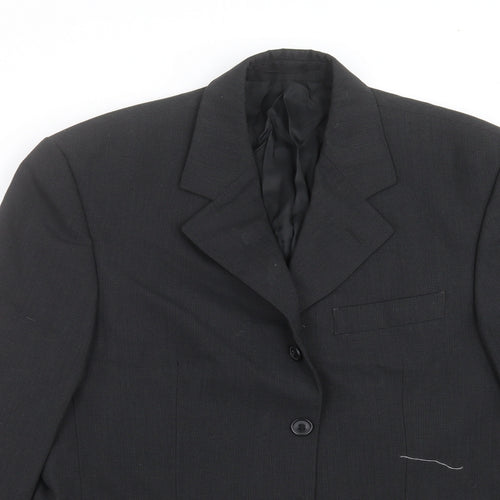 Tom English Mens Black   Jacket Suit Jacket Size 38