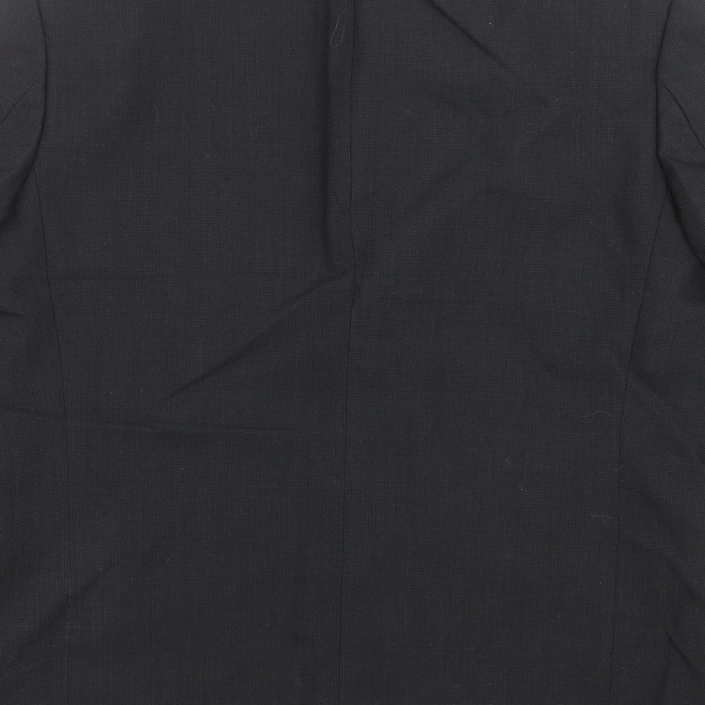 Tom English Mens Black   Jacket Suit Jacket Size 38
