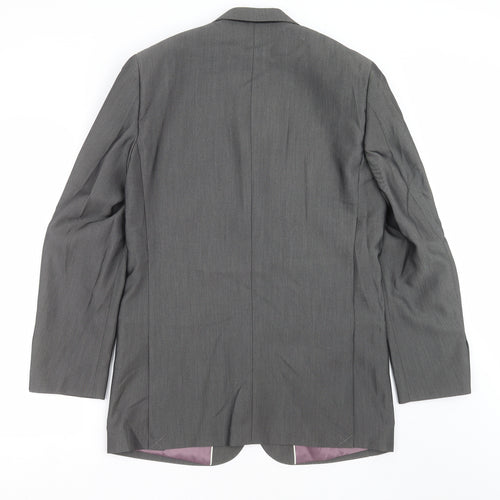 Aspen & Court Mens Grey   Jacket Suit Jacket Size 40