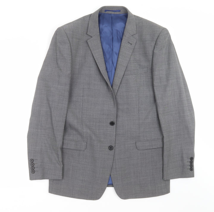 NEXT Mens Grey Jacket Suit Jacket Size 40