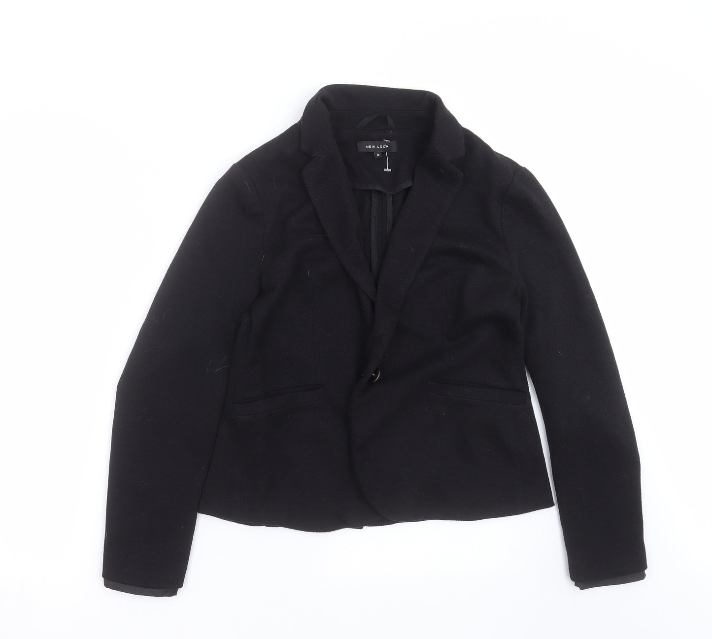 New Look Womens Black   Jacket Blazer Size 12
