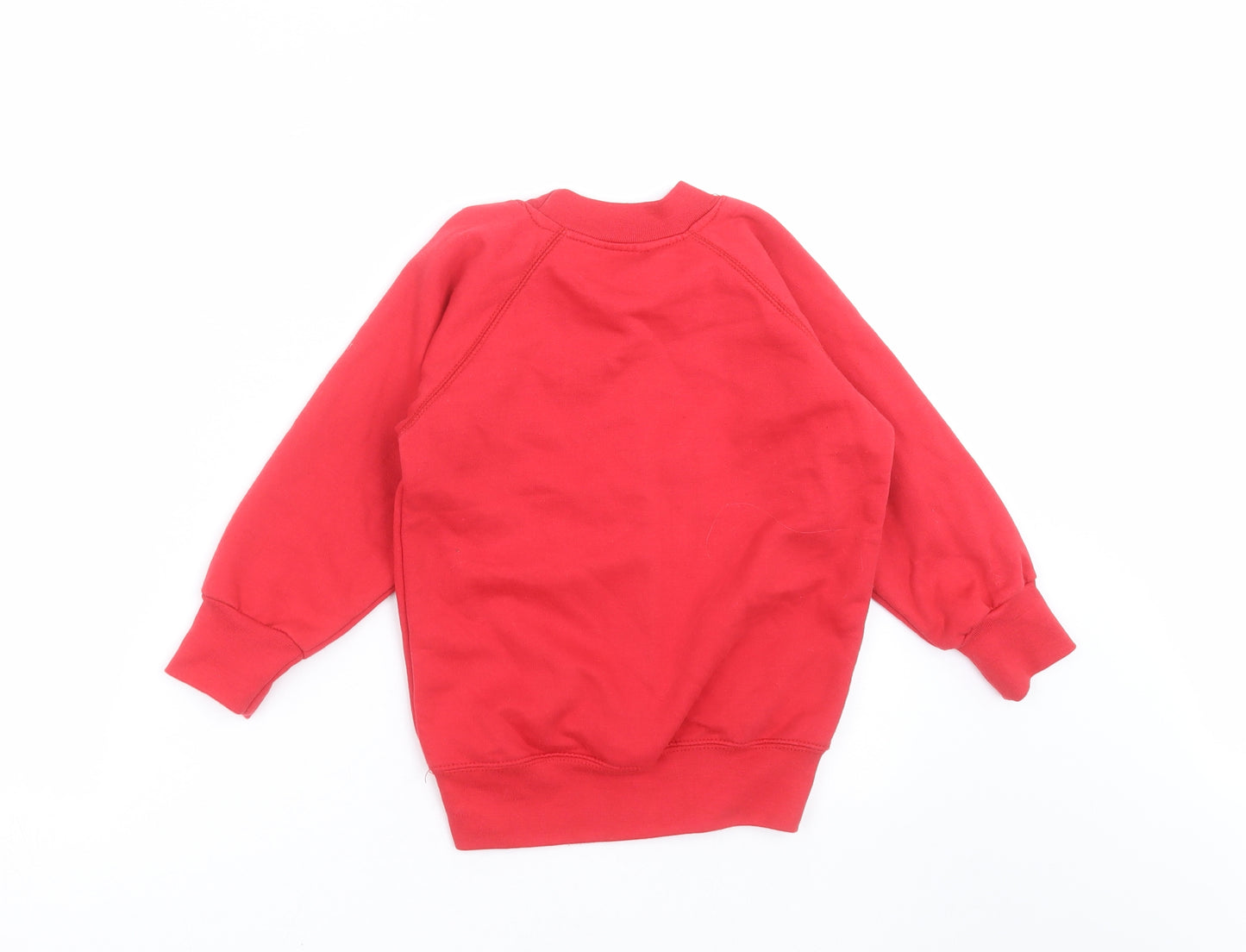 Sheldon Boys Red   Pullover Sweatshirt Size 3-4 Years  - schoolwear