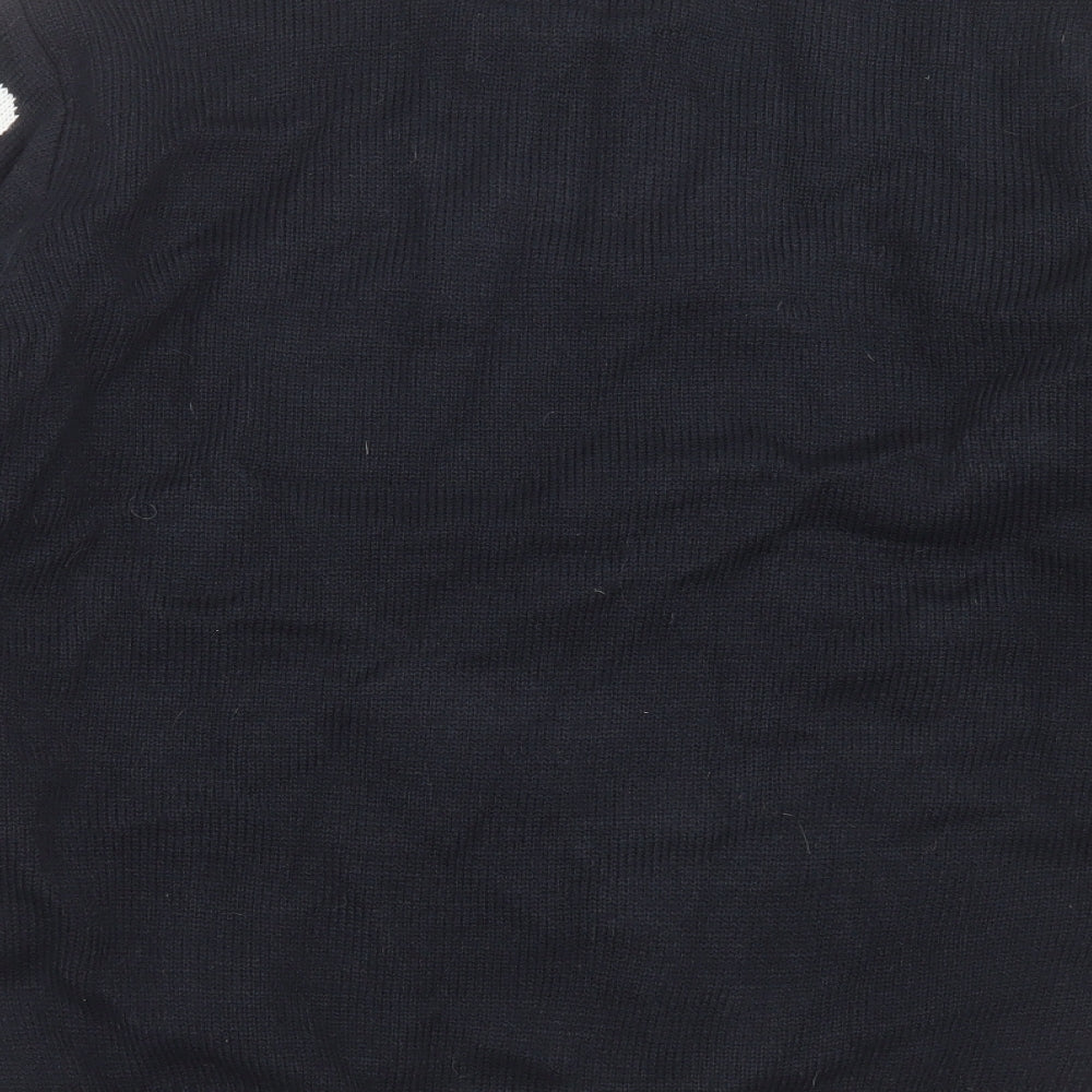Cedar Wood State Mens Blue  Knit Pullover Jumper Size M  - christmas