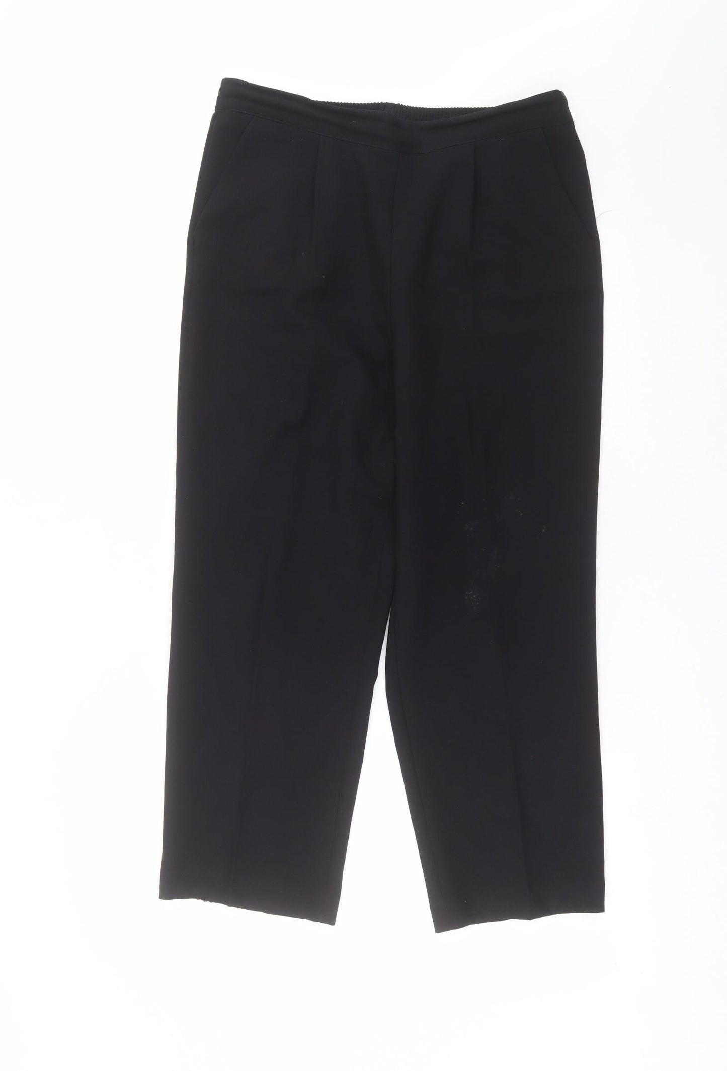 Bonmarché Womens Black   Trousers  Size 12 L25 in