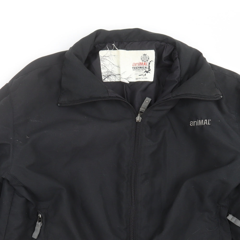 Animal Mens Black   Jacket Coat Size L