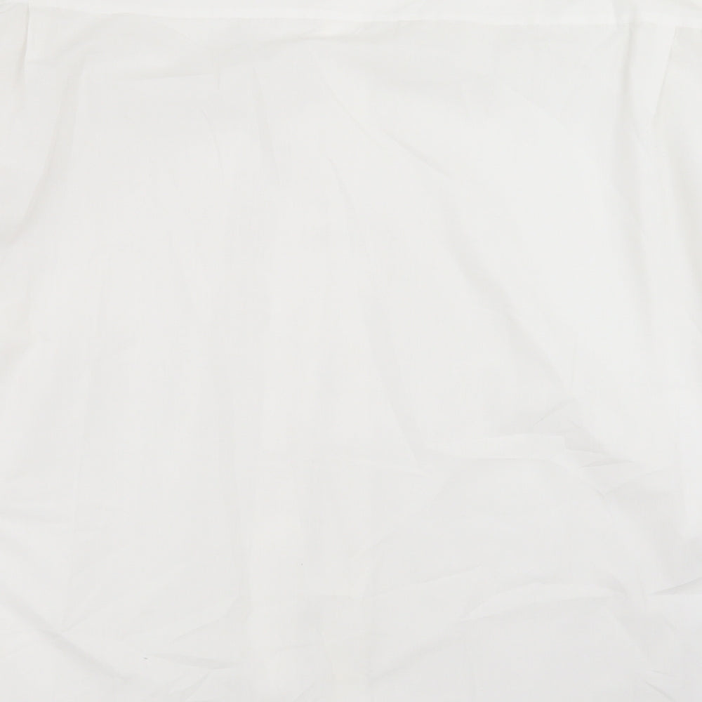 Roocroft & Wright Mens White    Dress Shirt Size 18.5