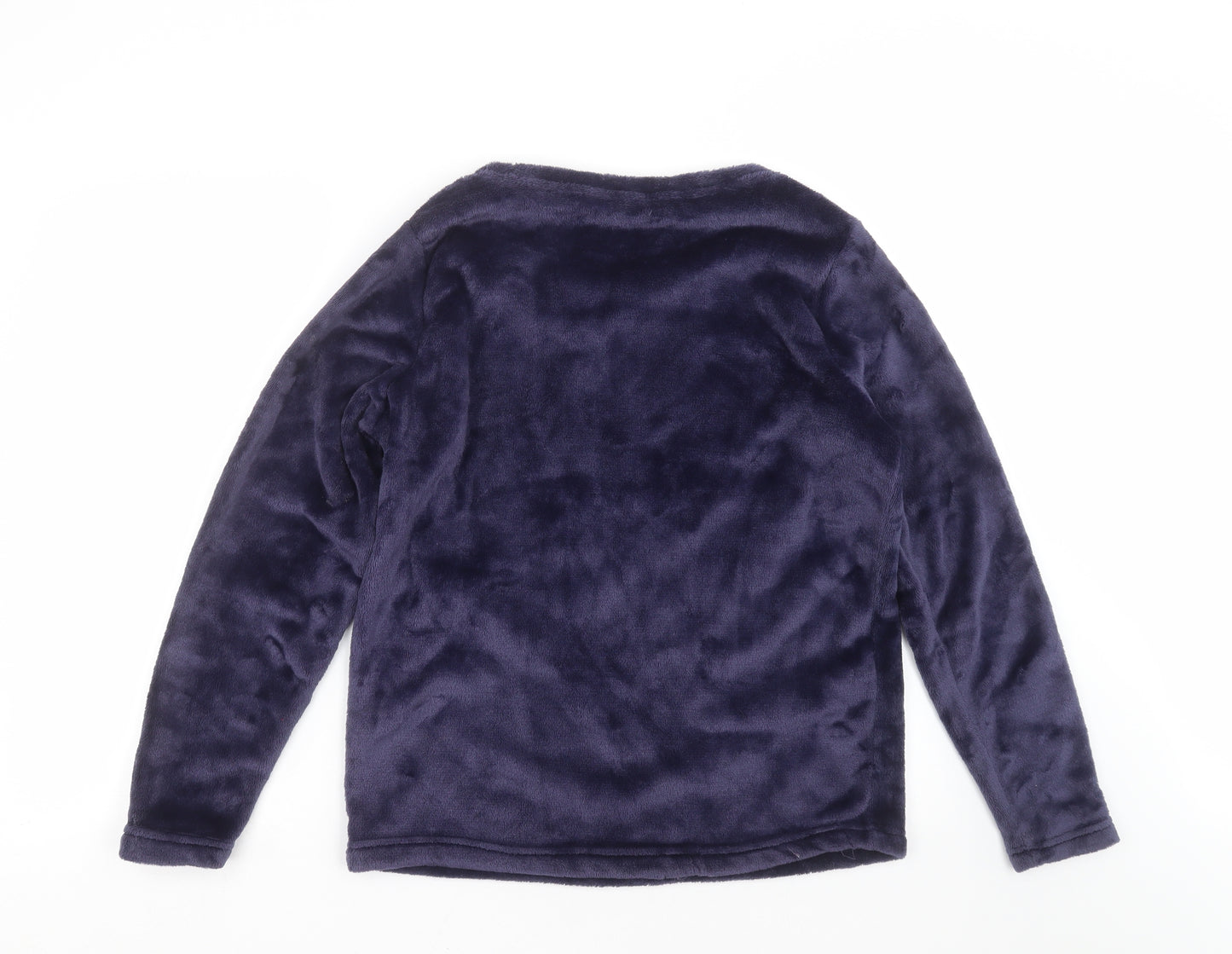 George Womens Blue Solid  Top Pyjama Top Size 12  - let's sleep in