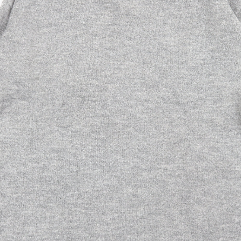 George Womens Grey Geometric Knit Pullover Jumper Size S  - stars